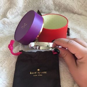Kate Spade Silver Wedding Bangle